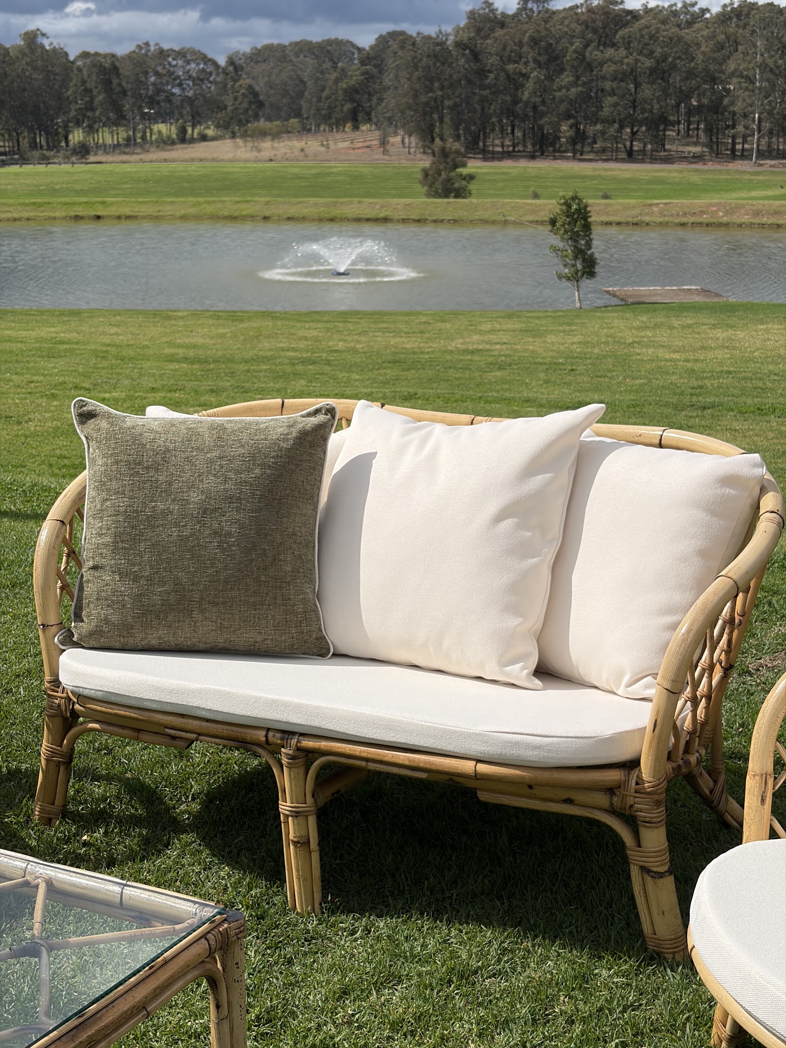 Reupholstered cushions at Adamstown Upholstery